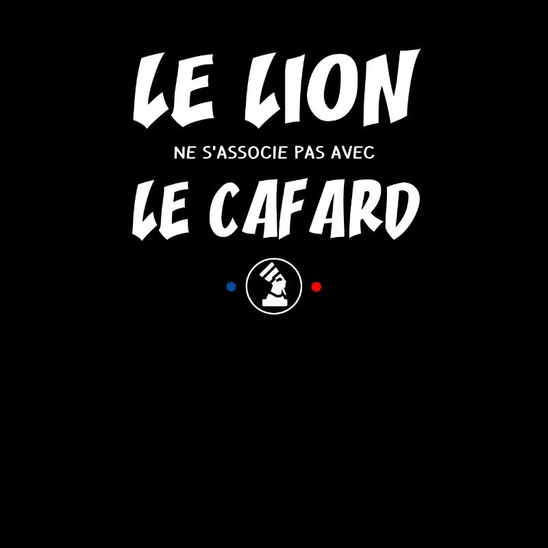 Le lion ne s'associe pas avec le cafard