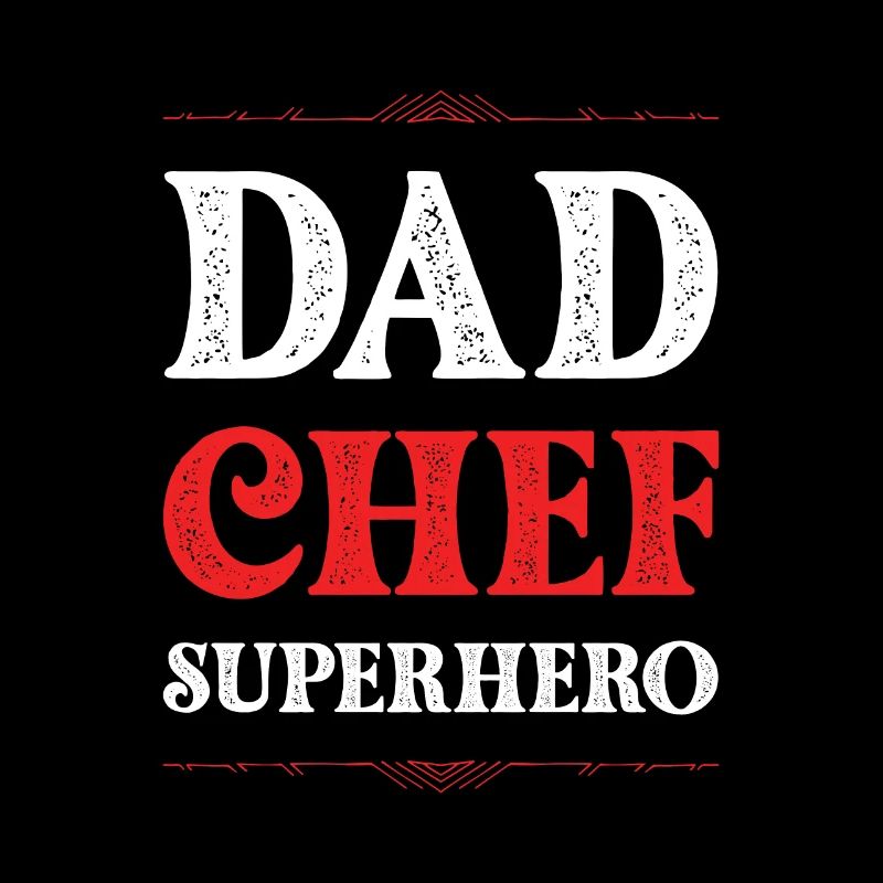 Dad Chef Superheld Papa