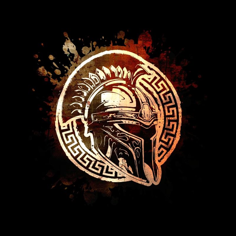 Spartaner Helm Motivation Gladiator