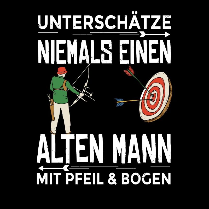 Alter Mann Bogenschießen bogenschiessen