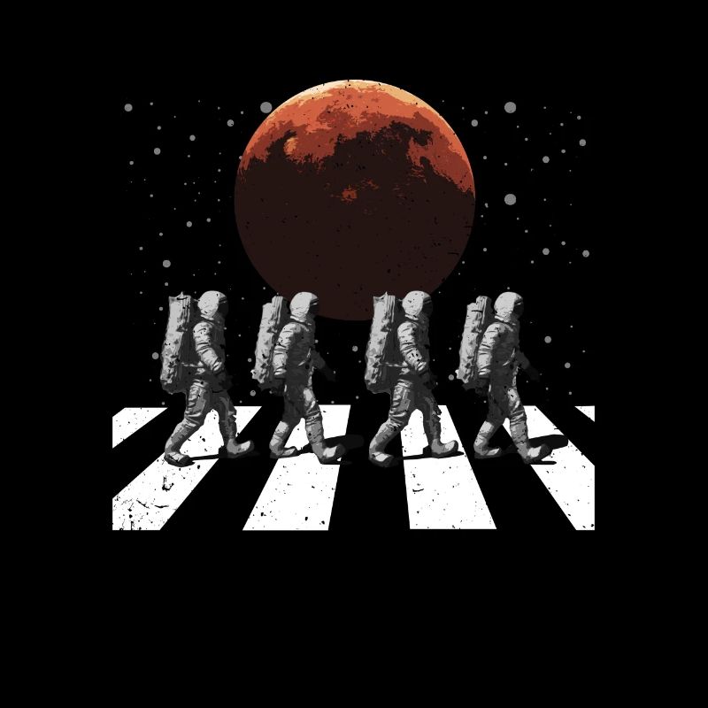 Astronautes En marchant Dans l’espace Mars Espace