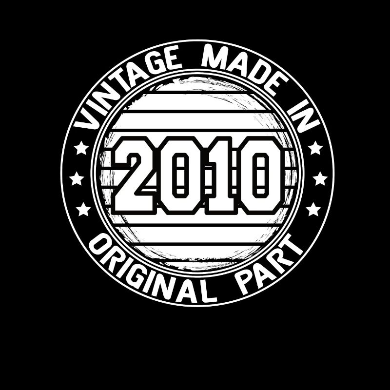 Vintage Made In 2010 Original Part Geburtstag 2010