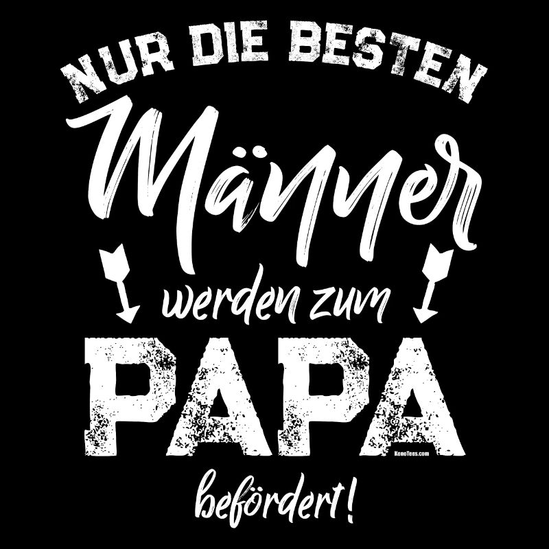 Werdender Vater Geschenk - zum Papa befördert
