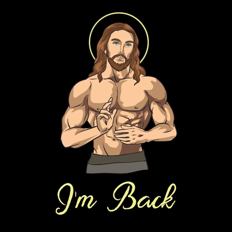 Jesus I'm Back Easter Gift Christian