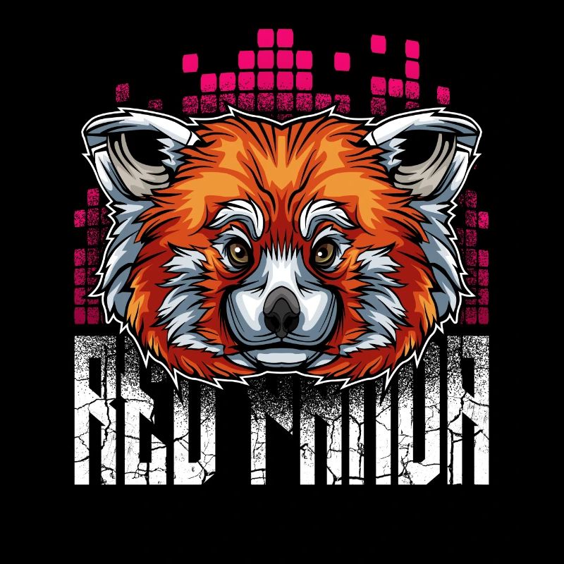 Panda rouge