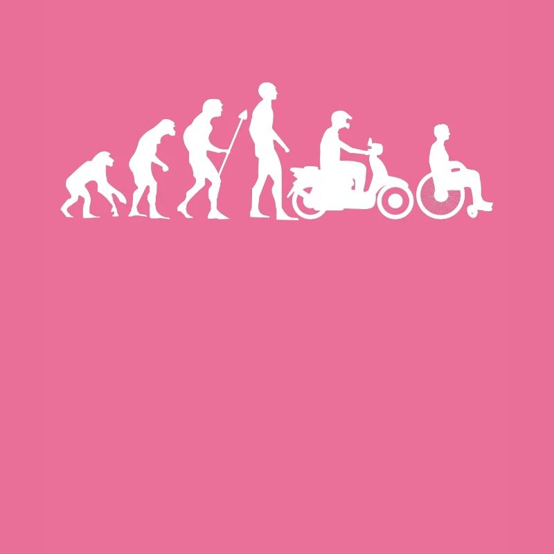 Evolution Moped Roller Mofa Rollstuhl Geschenk