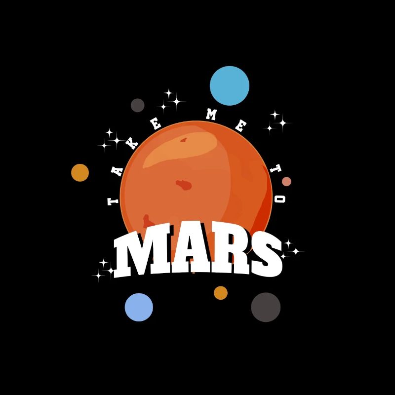 Mars Planet Geschenk roter Planet