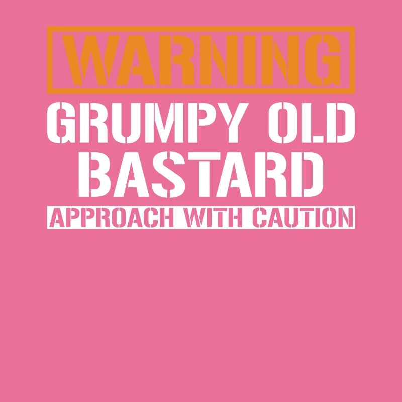 Warning Grumpy Old Bastard T-Shirt