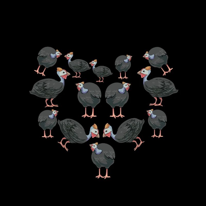 Perlhühner Perlhuhn Pintade