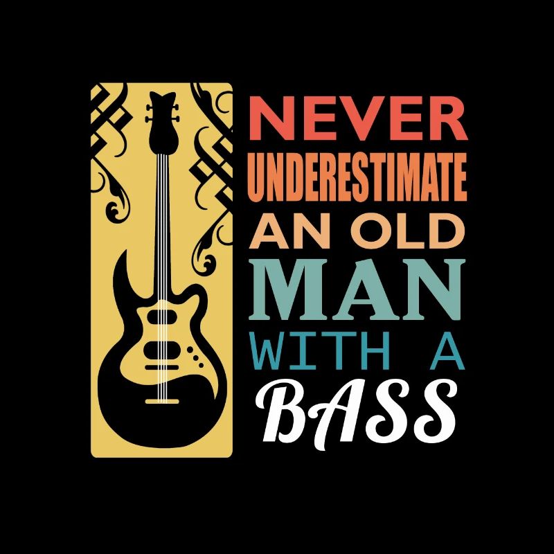 Never Underestimate An Old Man With A Bass Gift