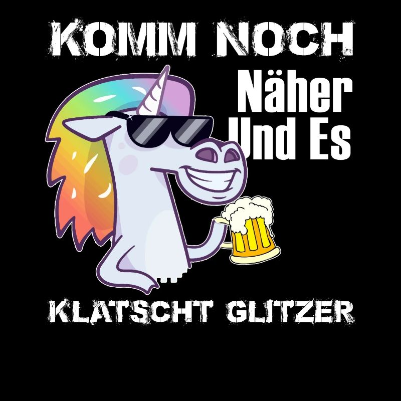 Einhorn Glitzer Klatscht Mädchen Geschenk
