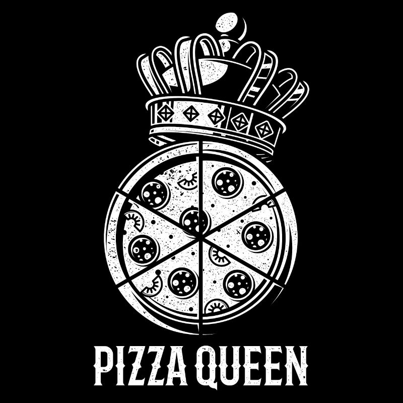 Cadeau de conception de partenaire amateur de pizza Pizza Queen