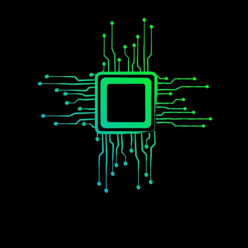 Computerchip Schaltkreise Platine