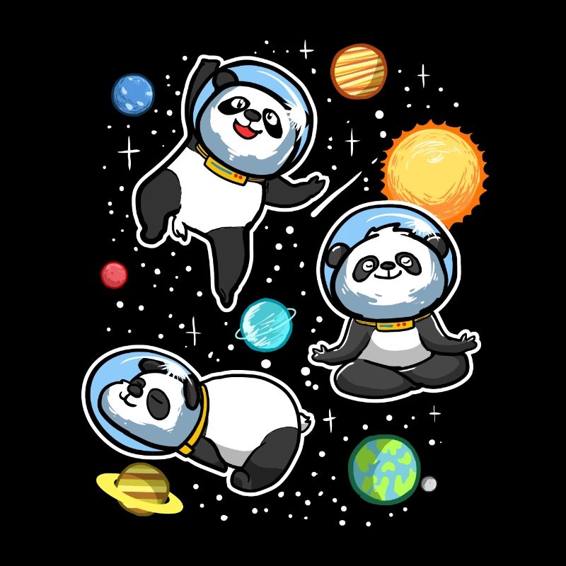 Univers des astronautes de Space Panda