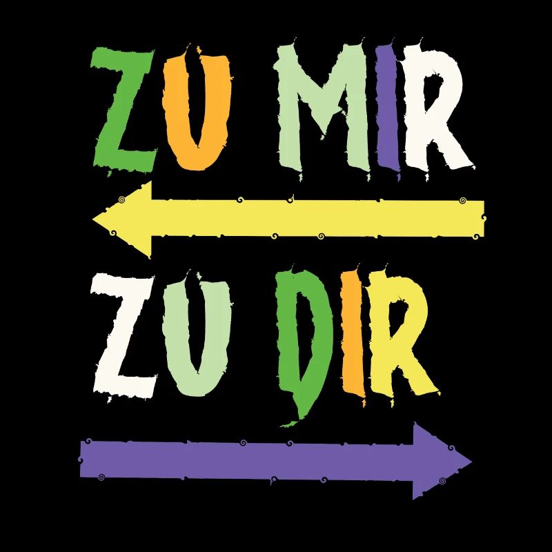 À moi à vous zu mir zu dir