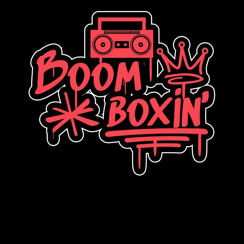 Hip Hop Ghettoblaster Boomboxing Geschenkidee