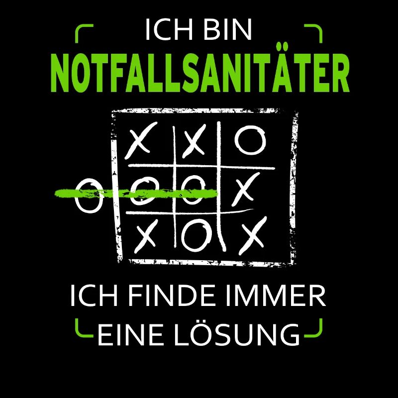 Ich bin Notfallsanitäter Drei Gewinnt