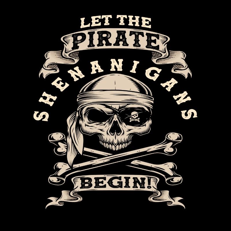 Pirate Skull Bone Costume