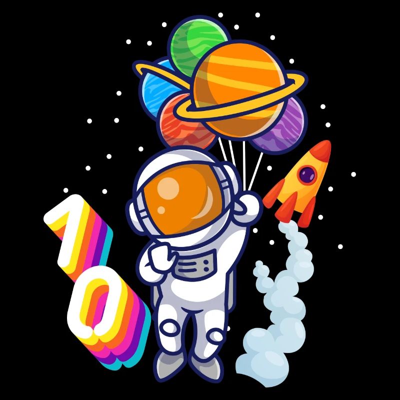 Astronaut 10th Birthday Space Boy Gift