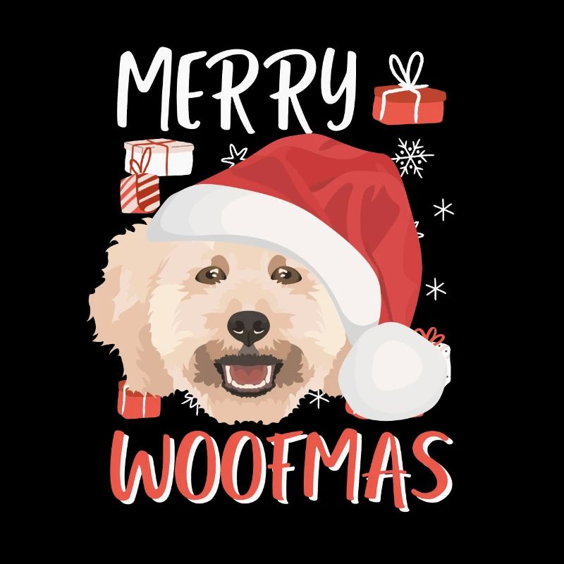 Caniche Joyeux Noël