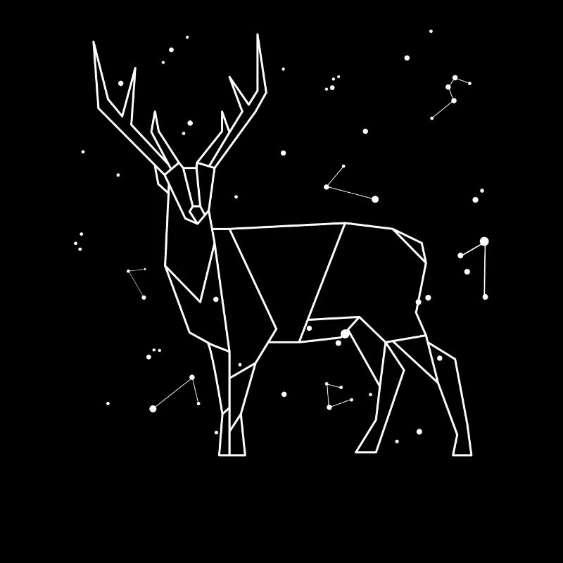 Sternbild Hirsch Sternzeichen Sternenhimmel