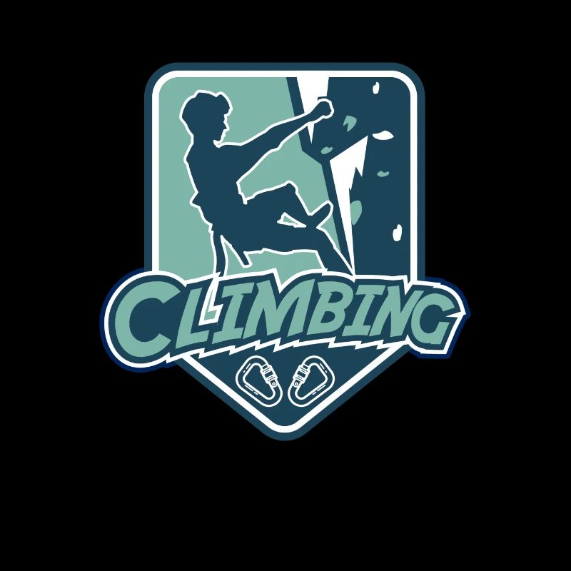 Climbing Logo Escalade de vitesse Escalade alpine