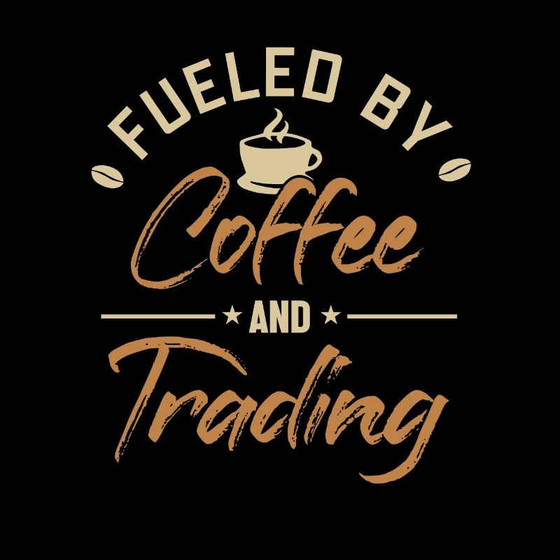 Fueled by Coffee and Trading Trader Bourse Marché