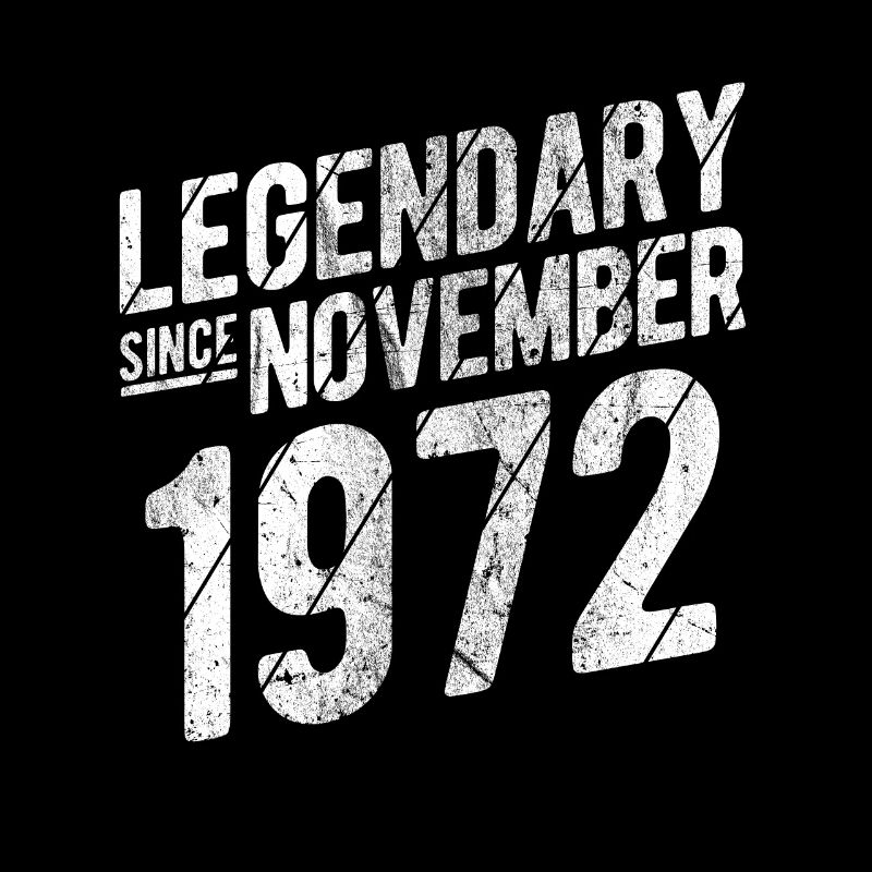 50th Birthday Gift Legendary Since November 1972 5