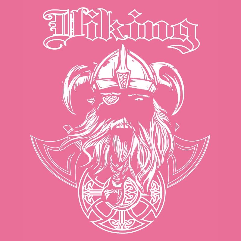 Viking Vikings with shield and axe