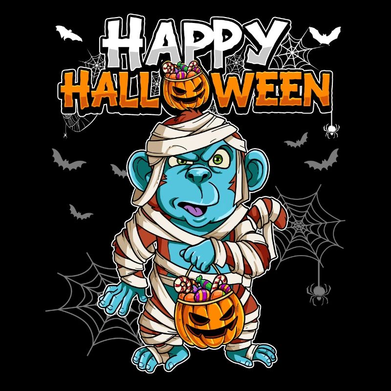 Halloween Affe Mumie