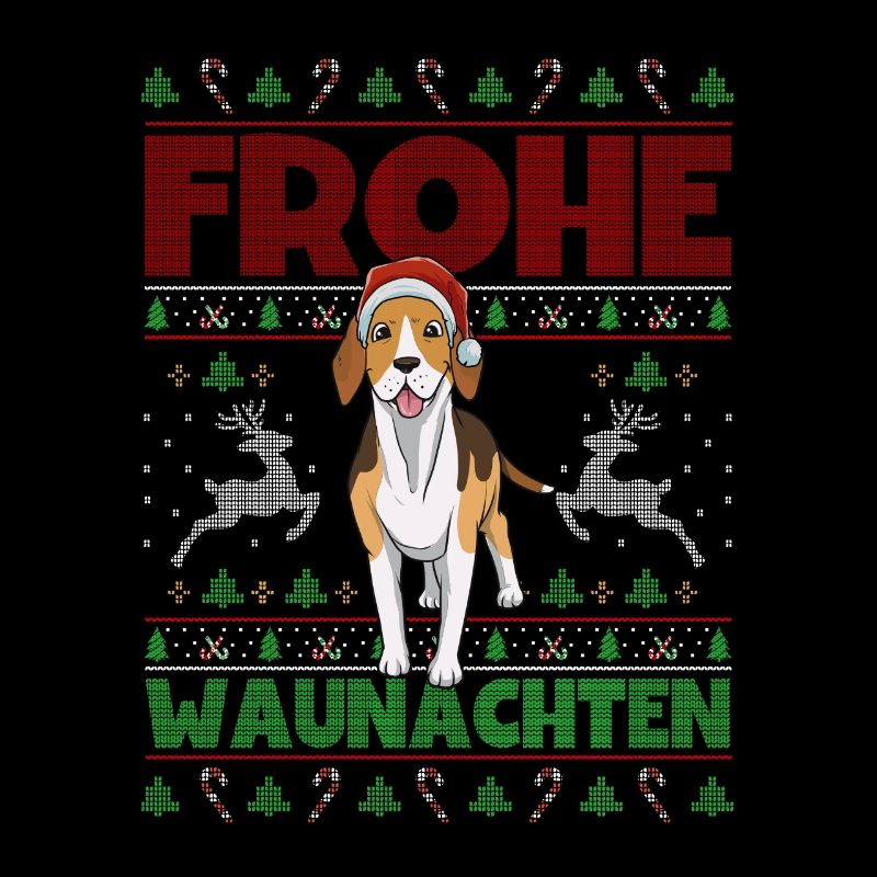 Frohe Weihnachten Beagle