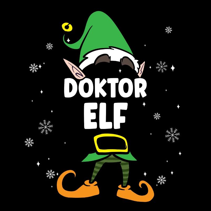 Doktor Elf Partnerlook Weihnachten