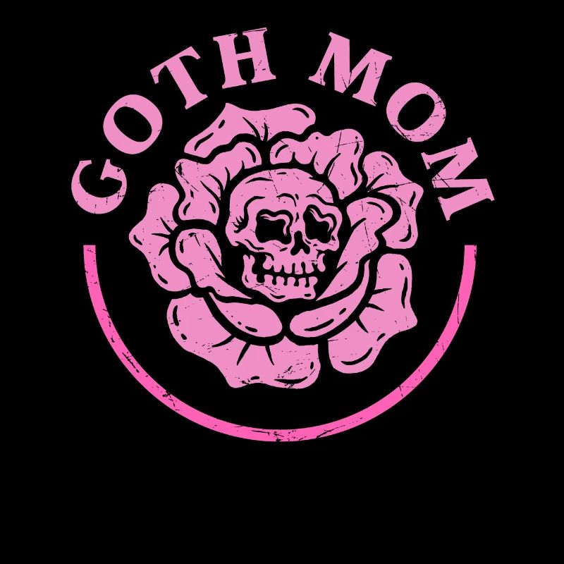 Goth Mom Dark Gothic Skeleton