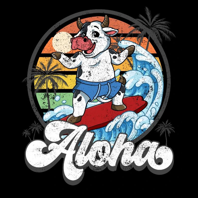 Aloha Hawaiianischer Hawaii Surfer Surfen
