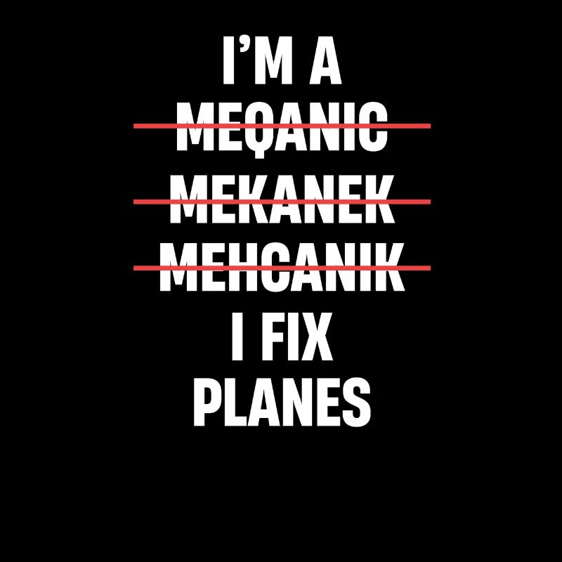 Ich Bin Ein Ich Fix Flugzeuge Flugzeugmechaniker