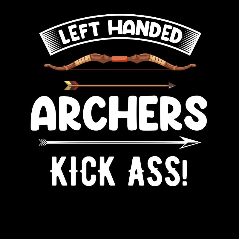 L’archer gaucher donne des coups de pied dans le !