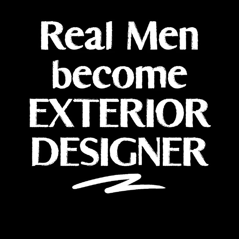 De vrais hommes deviennent des designers d’extérieur