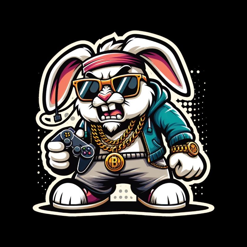 Gamer Easter Bunny for Nerds and Gamers
