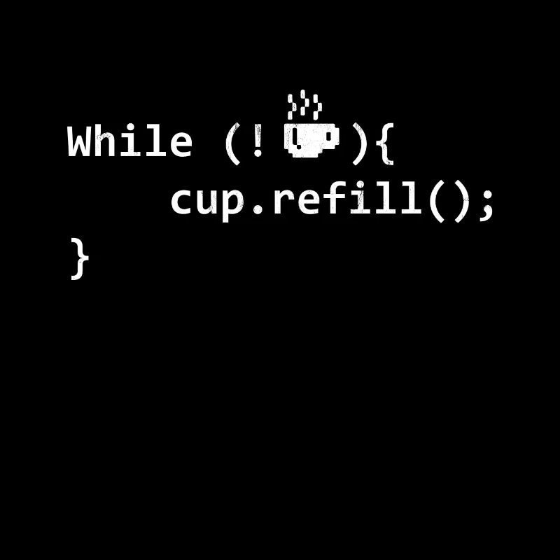 Programmeur drôle pour la programmation Java Coffee