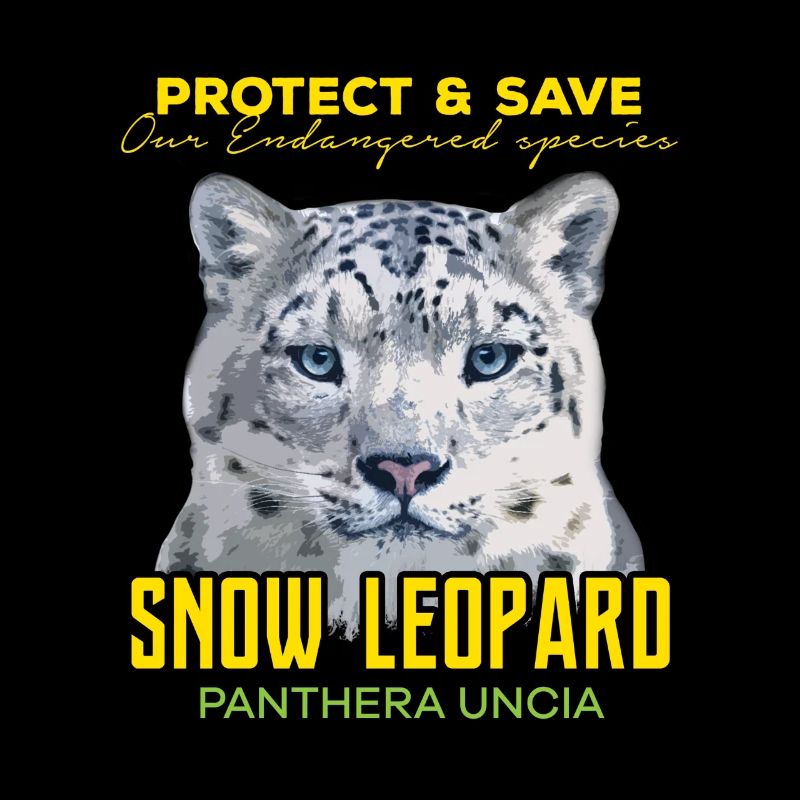 Gefährdeter Schneeleopard Panthera Uncia Ökologie