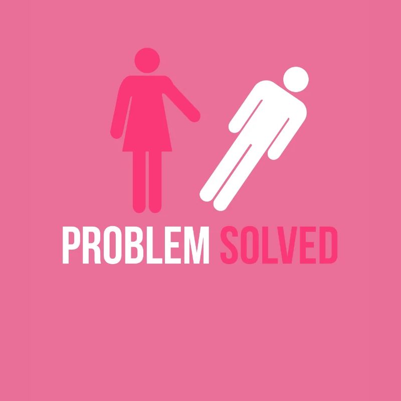 Problem Solved Funny Divorce Breakup Disband Gift
