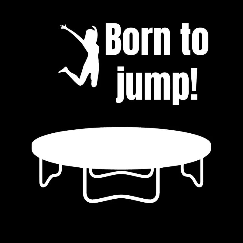 Né pour sauter le cadeau de trampoline