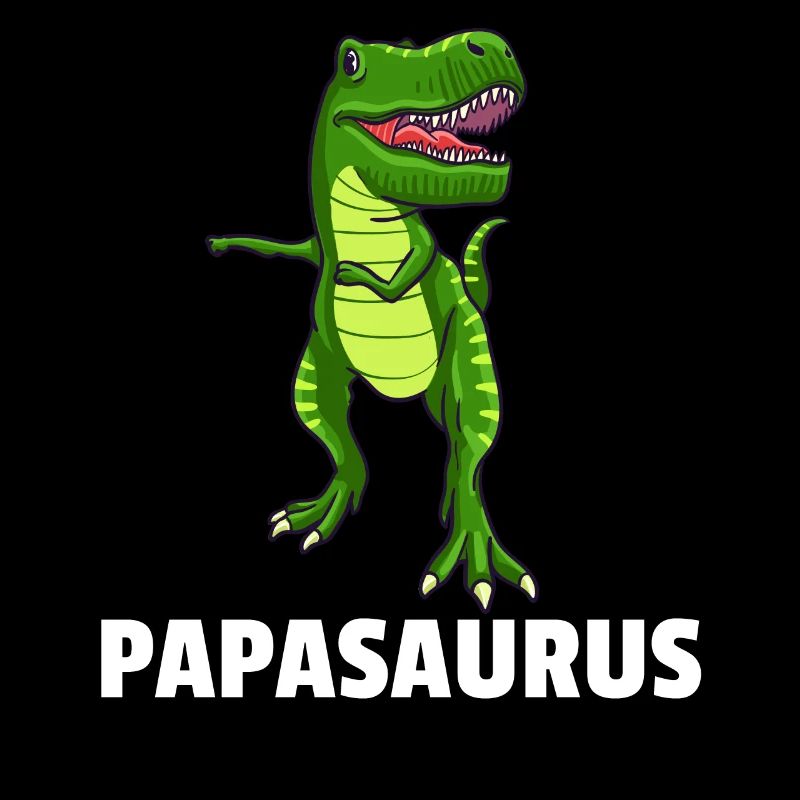 Dinosaurier Dino T-Rex Papa Vater Papi Geschenk