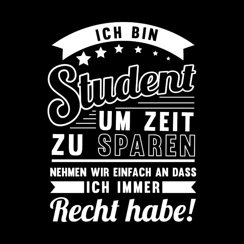 Lustig Student Spruch Universität Studium Geschenk
