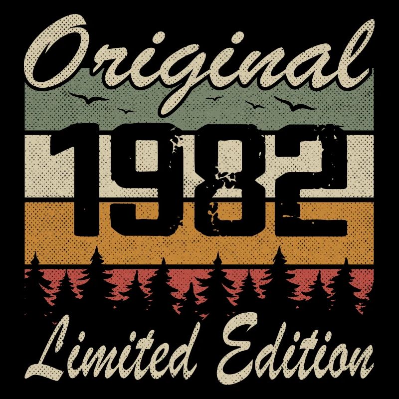 Vintage Geburtstag Original Geschenkidee 1982