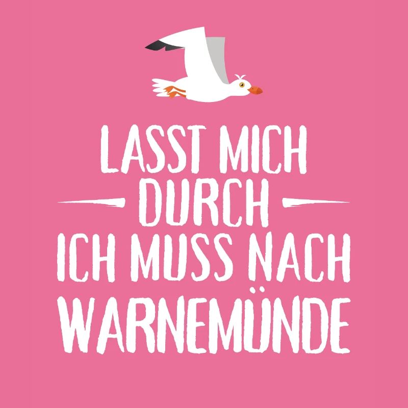 Lasst mich durch ich muss nach Warnemünde Möwe