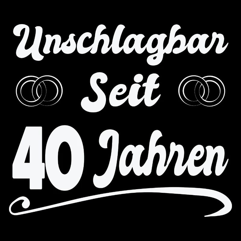 40 Jahre Ehe Ehepaar Rubinhochzeit Geschenk