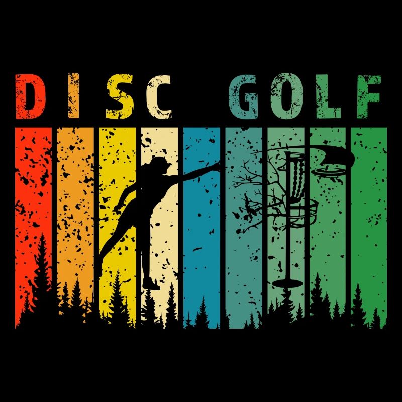 Scheibengolf Retro-Design Scheibengolf Geschenk