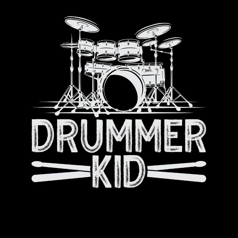 Drummer Kid Percussion Design Pour batteur