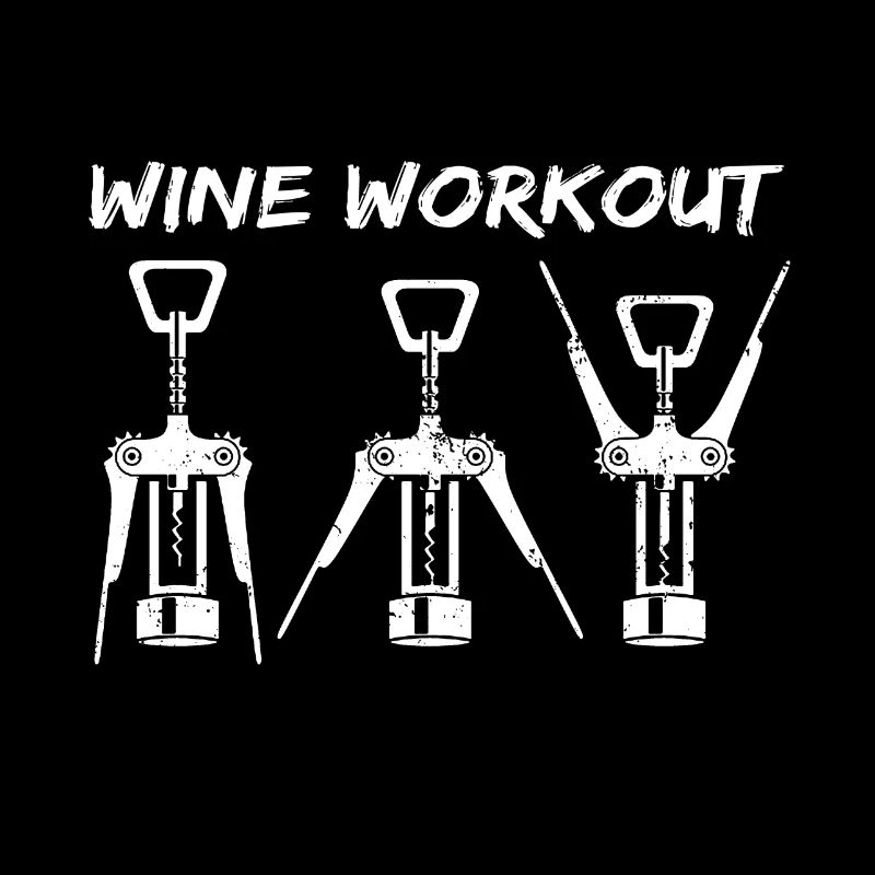 Funny Wine Workout Wine Opener